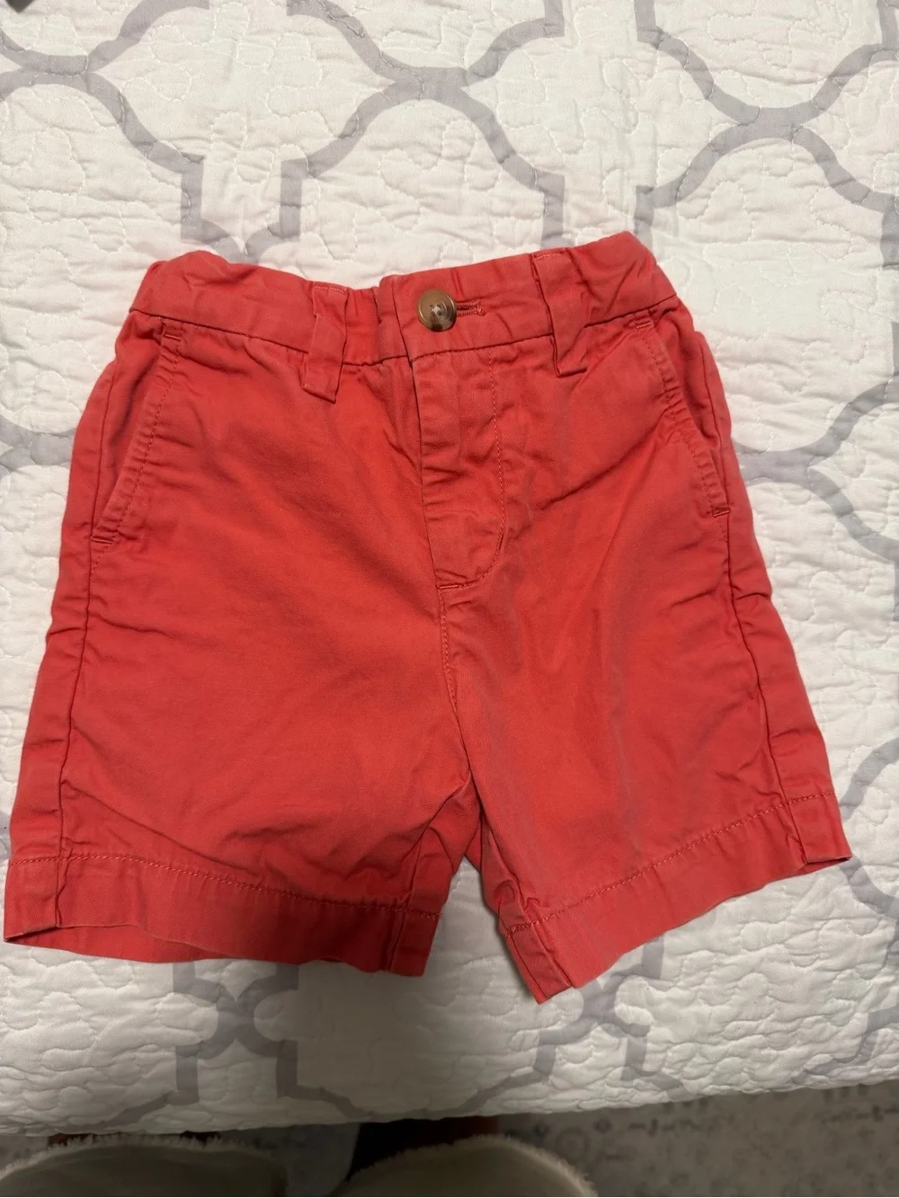Vineyard Vines Coral Orange Toddler Shorts